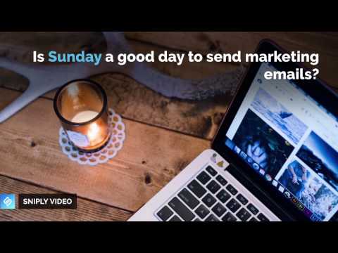 Why Sunday Is Best For Marketing Emails