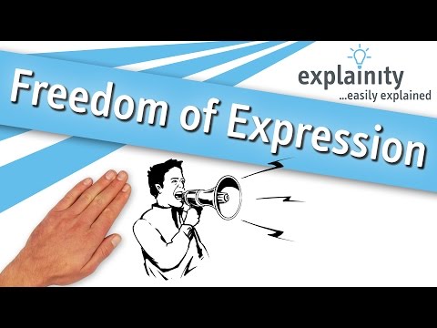 Freedom of Expression explained (explainity® explainer video)