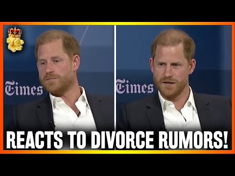 BREAKING! Prince Harry REACTS TO DIVORCE In New Interview | New York Times Summit