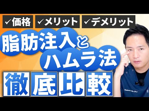 【クマ治療】脂肪注入とハムラ法の『価格やメリット・デメリット』を徹底比較！ / 整形外科医 田中克弥#クマ治療 #クマ取り #表参道スキンクリニック