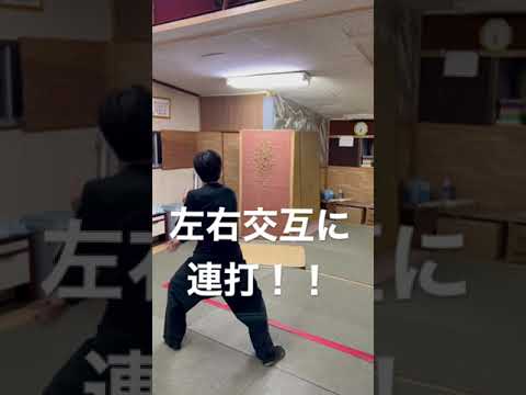 棒手裏剣　5連打！  Shuriken 5 consecutive throws