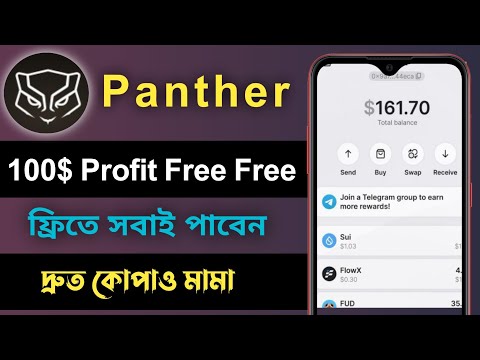 100$ Free Free Profit Airdrop | Panther Wallet Airdrop Today | Instant Payment Airdrop Today |