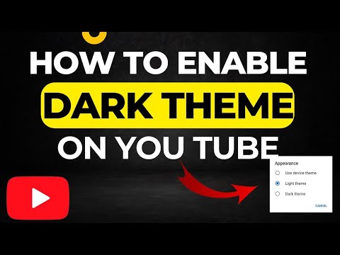 How To Enable Dark Mode On YouTube (PC/Laptop Or Mobile) | YouTube Dark Theme 2024