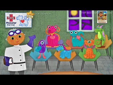 Cute Halloween Monster Pet Vet 🎃 👾 Game App for Kids