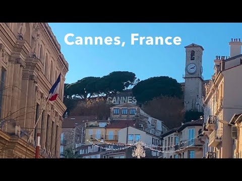 Christmas & Farmers Market in Cannes, France