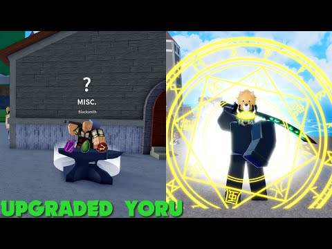 [Blox Fruits] How to Upgrade Yoru/DarkBlade Using Blacksmith