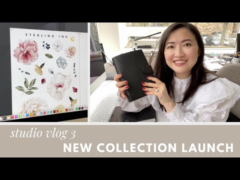 Launching New Collection - Week in My Life Small Business Studio Vlog #3 | Sterling Ink