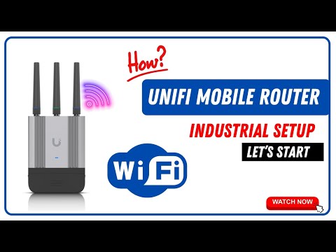 UniFi Mobile Router Industrial setup