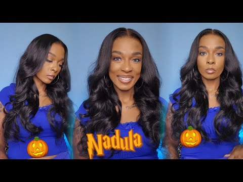 *HATE GLUE? Try This!* Effortless 100% Glueless HD Body Wave Lace Wig Install~ FT.Nadula Hair