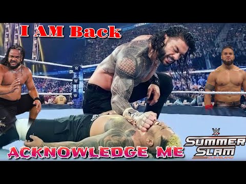 ORIGINAL TRIBAL CHIEF ROMAN REIGNS RETURNS SUMMER SLAM 2024 | Roman Reigns vs Solo Sikoa - WWE 2k24