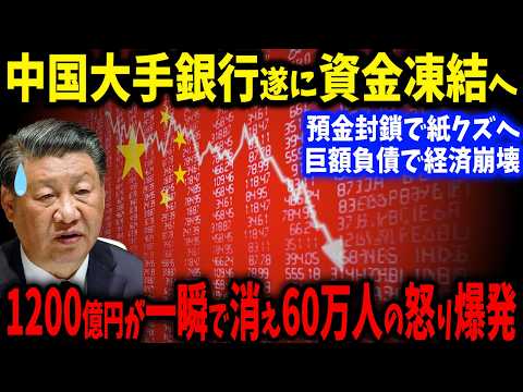 預金凍結！1000億円消滅！？中国銀行の恐怖の実態が明らかに【ゆっくり解説】