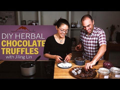 Herbal Chocolate Truffles with Jiling Lin