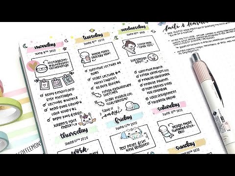 Summer Bullet Journal Setup | Plan With Me in my Archer & Olive!