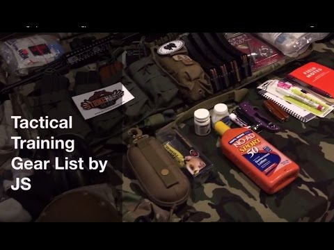 Valor Ridge (Tactical Training) Gear List