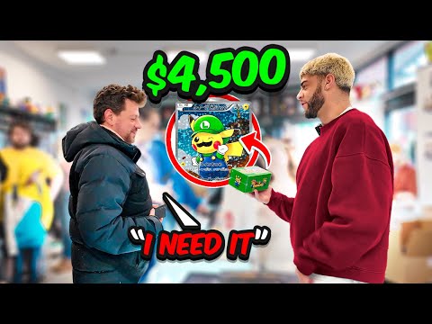 He Wanted My $4,500 RARE Pokemon Poncho Box + SOLD OUT Surging Sparks Community Day!