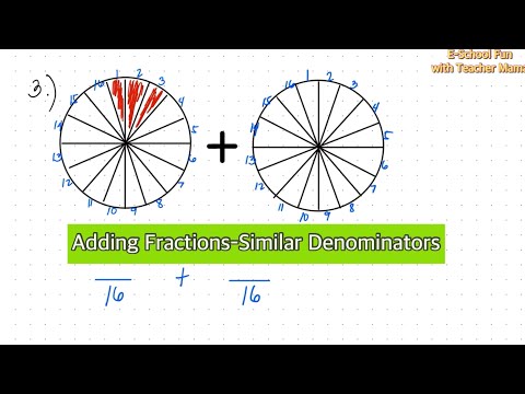 ADDING FRACTIONS-SIMILAR DENOMINATOR #teachermama #mathematics #grade4