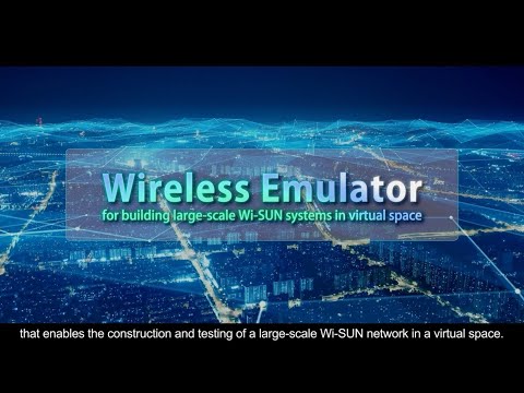 Wireless Emulator for building large-scale Wi-SUN systems in virtual space