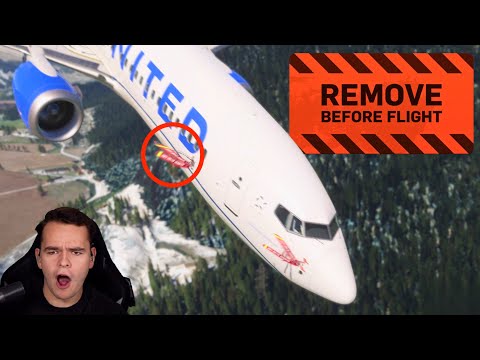 Pilot Forgets REMOVE BEFORE FLIGHT Covers - MSFS2024