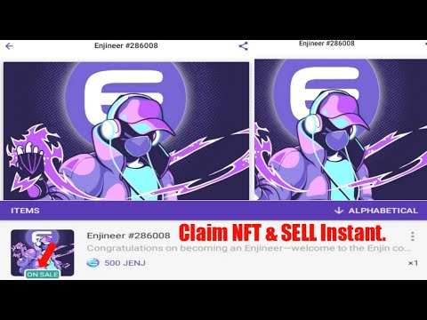 How to claim Enjin NFT and list for free | Enjin free NFT | Enjineer #286008 NFT | #cryptodad