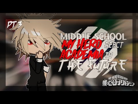 MHA Middle School React To The Future || GCRV || 3/3 || !!MANGA SPOILERS!!