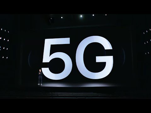 How many times Apple said 5G (with 5G)