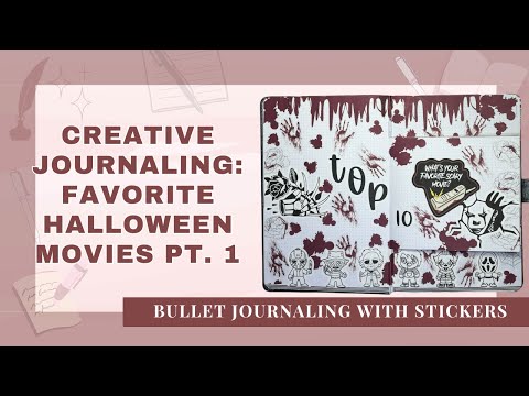 Creative Journal: Favorite Horror Movies | Dutch Door | Bullet Journal