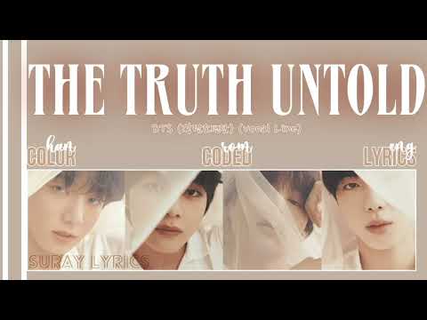 BTS (방탄소년단) – THE TRUTH UNTOD (전하지 못한 진심) (Feat. Steve Aoki) (Han|Rom|Eng) Color Coded Lyrics