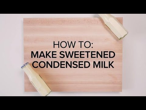 Easy homemade sweetened condensed milk recipe