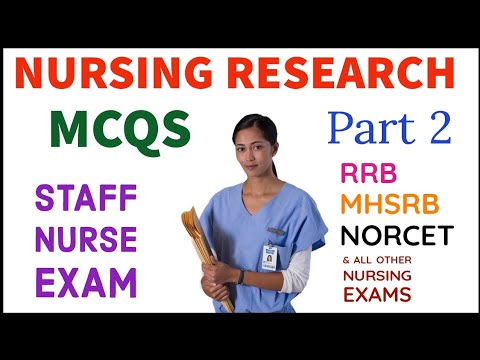 Nursing research mcq for norcet part 2 #nursingresearch