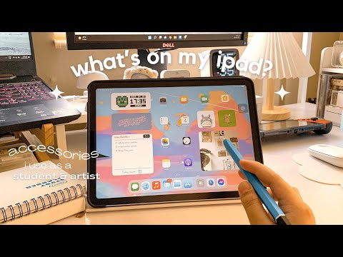 ✏️ what's on my ipad air 4th gen? | helpful accessories, apps for students and artists, ios 15 setup