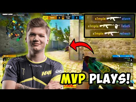 MVP OF ESL PRO LEAGUE S14! | S1MPLE HIGHLIGHTS