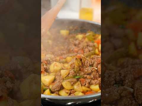 quick and easy PICADILLO RANCHERO #shorts #mexicanrecipe