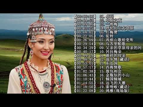 【中國藏歌】【经典老歌】西藏民歌 | Tibetan Chinese Songs女中音降央卓玛所有歌 ：(卓玛 - 草原之夜 - 一剪梅 - 呼伦贝尔大草原 - 红梅赞 - 驼铃)