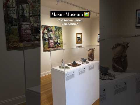 Masur Museum’s 61st Annual Juried Competition🖼️✨ #discovermwm #masur #museum #art #artwork