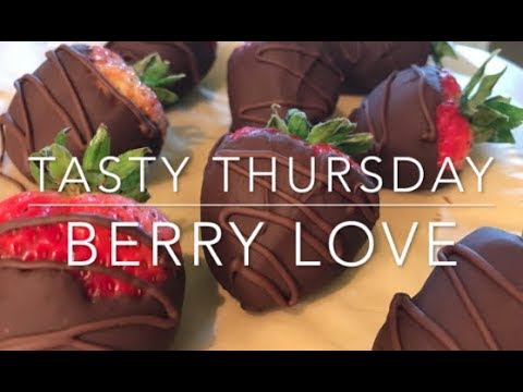 How to dazzle up chocolate covered strawberries - a Tasty Thursday video