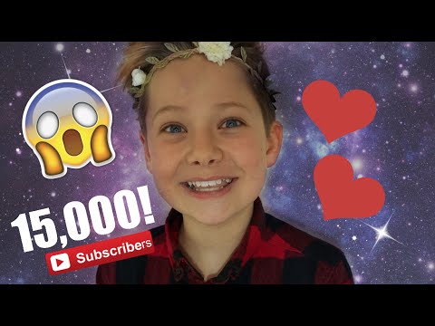 15,000 SUBSCRIBERS!! + GIVEAWAY!