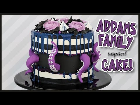 Addams Family Fault Line Cake | Renee Conner