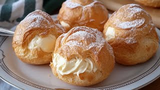 It’s Easier Than You Think! Perfect Cream Puffs That Melt In Your Mouth!