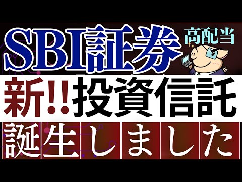 【楽天SCHD終了⁈】SBI証券から遂に新・投資信託が誕生しました…！将来の差はいくら…？