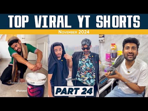 TOP VIRAL YT #shorts daily of Funyaasi (PART 24) | #shortsvideos compilation