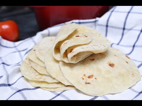 Soft and Tender Homemade Flour Tortillas