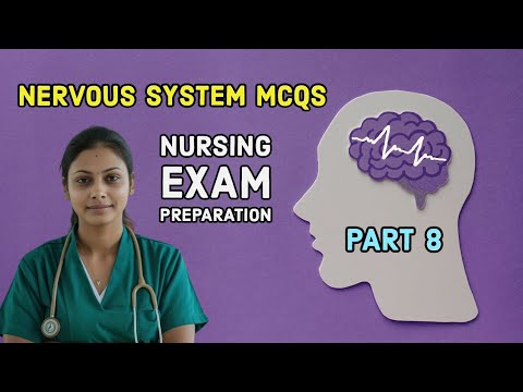 Old question paper RRB | Staff Nurse Exam questions and answers | part  8 | Nervous system mcqs