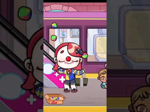 circus performer at the station!😍🙌🏻 #tocaboca #love #avatarworldstory #artist