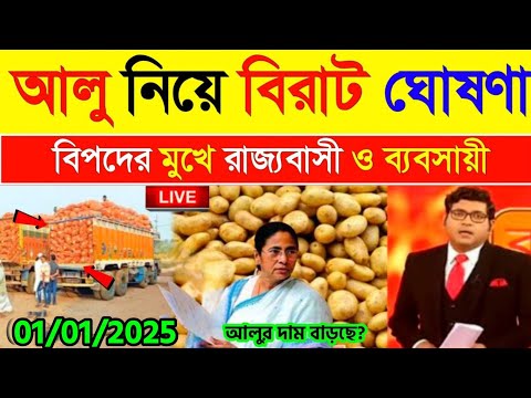 আজকের নতুন আলুর বাজার মূল্য | india potato news West bangal I potato price today west bengal 3/12/24