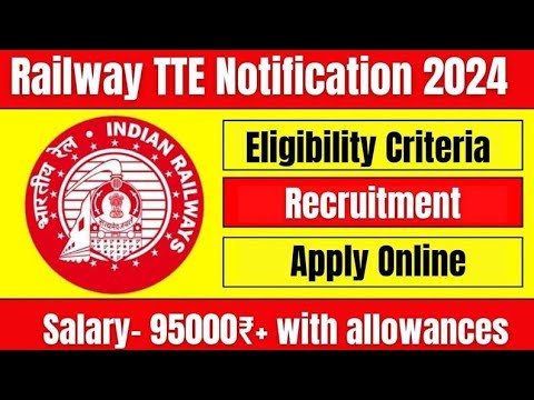 railway tte vacancy 2024|railway tte vacancy 2024 form fill up #railwayjobs #railwaytte #viral #job