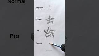 How to draw 3d star😱🤔 #shorts #craft #art #drawing #crafts #satisfying