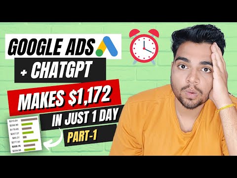 ChatGPT + ClickBank Make $1,172 In 1 DAY Using Affiliate Marketing | Google Ads Tutorial 2023