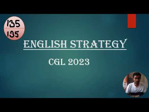 😀😀English Strategy for SSC CGL 2023 ( Score 125++)🤟🤟🤟 #ssc #cgl2023