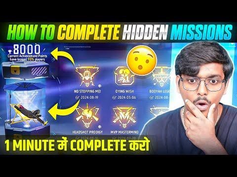 HOW TO COMPLETE ALL HIDDEN MISSIONS || HOW TO COMPLETE ALL ACHIVEMENTS IN 1 DAY