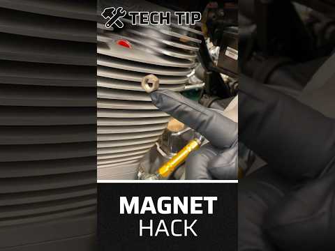 Magnet Hack #motorcycle #shorts #short #harley #harleydavidson #custombike #techtips #magnet